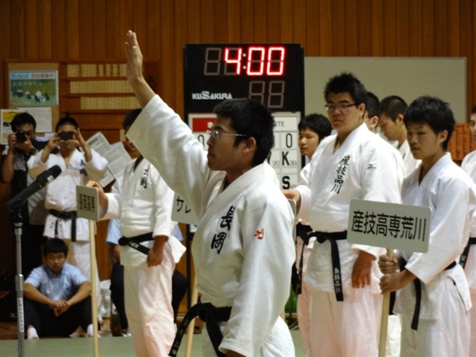 関東信越地区高等専門学校体育大会　柔道競技の様子２